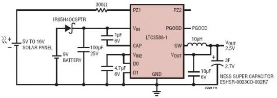 óݔ惦ṩ늳ص 5V  16V ̫ܹ 2.5V Դ